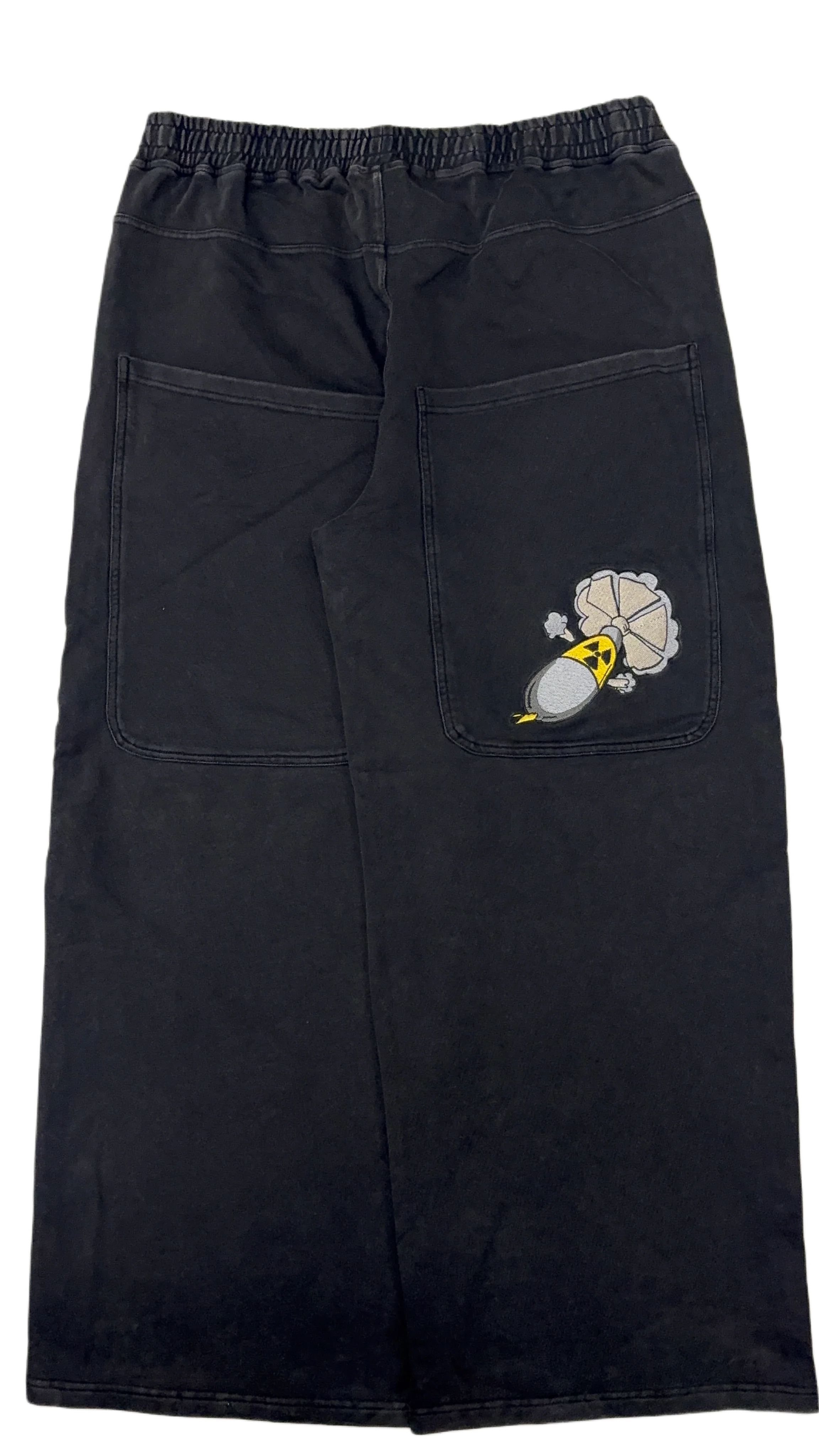 Black GLOE Wide Leg Nuke Sweats